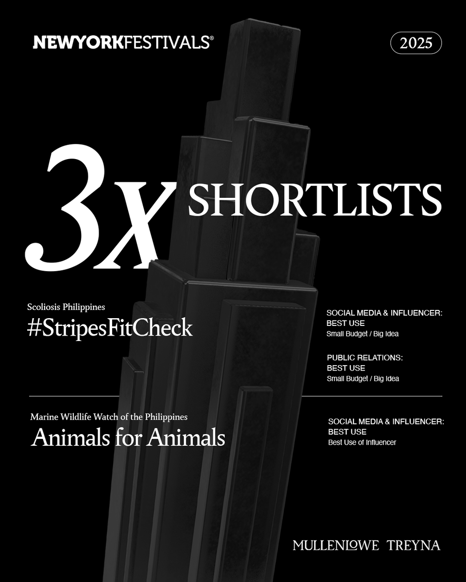 Bring out the baconeggandcheese! Our campaigns are headed for New York once again! See you on June 12th for the big results!

New York Festivals Advertising Awards 2025 🏆

#StripesFitCheck
SHORTLISTED for Social Media &amp; Influencer: Best Use - Small Budget/Big Idea
SHORTLISTED