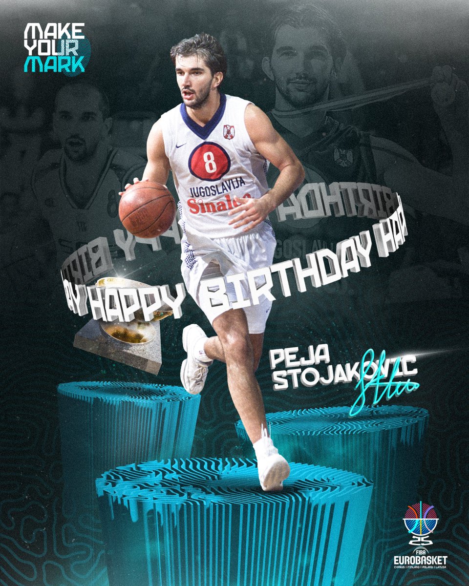Few could light it up like Peja Stojakovic. 🇷🇸

The scoring machine, EuroBasket MVP and Champion turns 48 today! 

#EuroBasket | #MakeYourMark