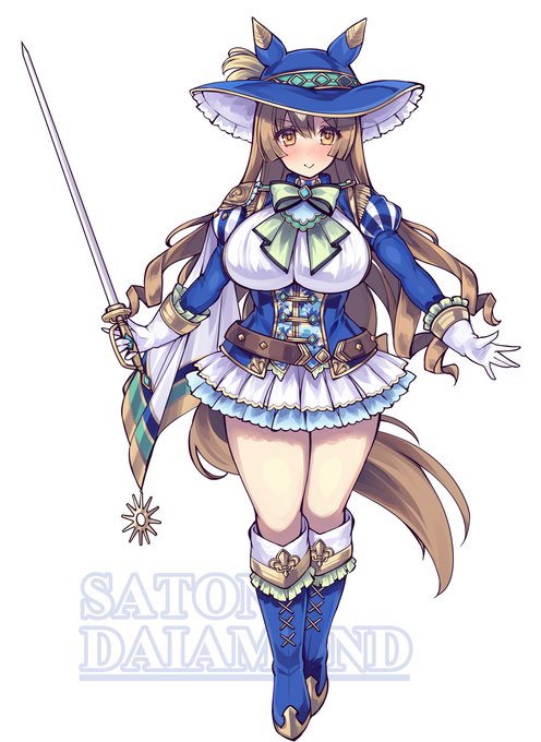 見なよ…サトノの作画カロリーを… #ウマ娘 #サトノダイヤモンド