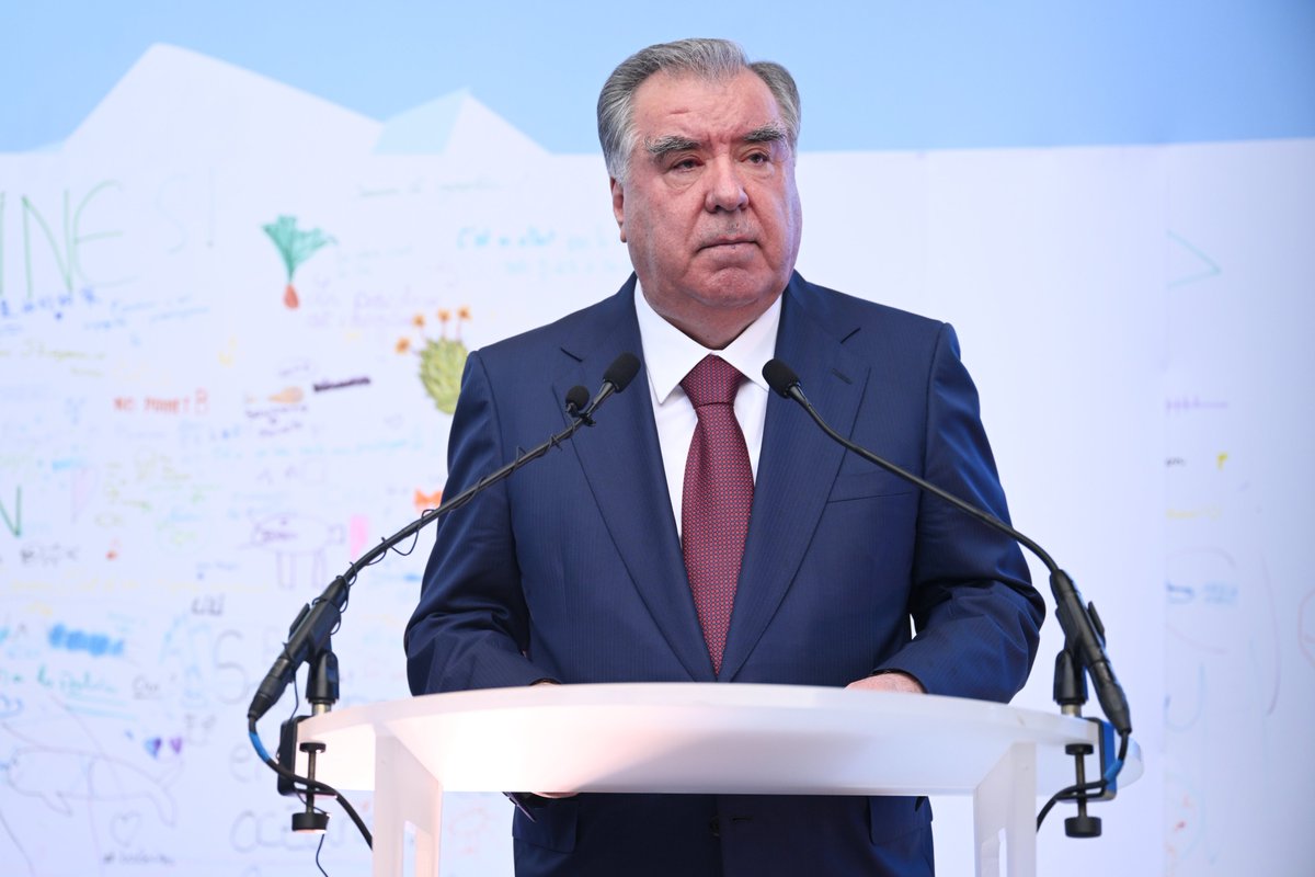 The high-level meeting to launch the Decade of Action for #Cryospheric Sciences was opened by the President of  #Tajikistan #EmomaliRahmon, as the head of a leading country in promoting the issues of water, climate and glaciers’ preservation.

#CryosphericScience #France #Nice