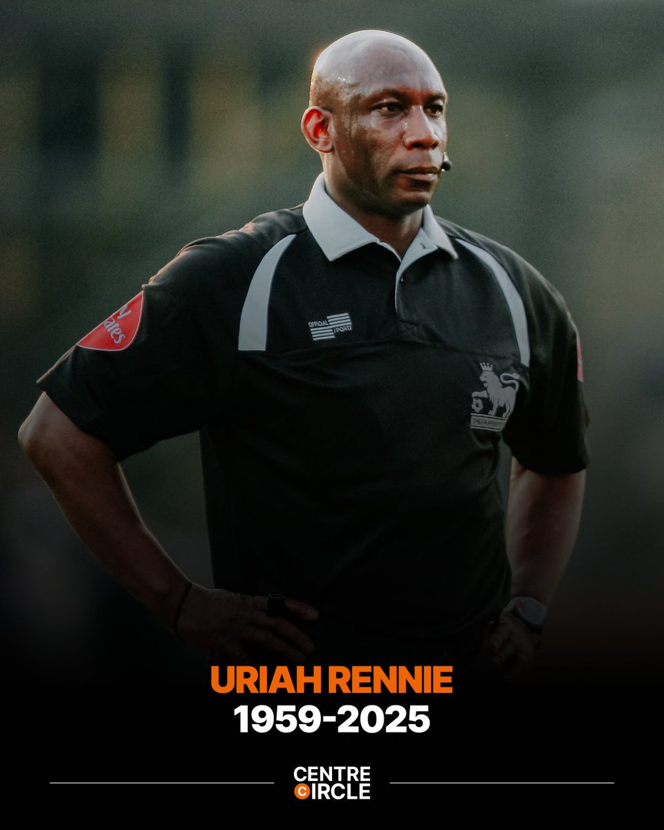 Everyone at Centre Circle is deeply saddened to hear of the passing of Uriah Rennie.

He was the Premier League’s first Black referee and a figure who changed what was possible for so many.

"[it was about] creating a legacy to enable other people to stand on your shoulders".