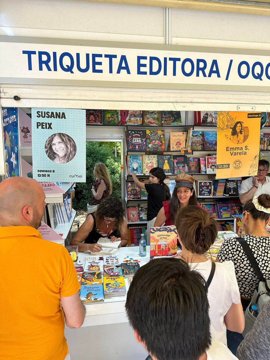 Cumio Editora (@cumioeditora) on Twitter photo ❤️Hay muchísimas formas de disfrutar de las buenas historias. Lo cierto es que compartidas saben un poquito mejor❤️
👋Nos vemos en la caseta 34 de la <a href="/FLMadrid/">Feria del Libro de Madrid</a> 📚 ❤️Hay muchísimas formas de disfrutar de las buenas historias. Lo cierto es que compartidas saben un poquito mejor❤️
👋Nos vemos en la caseta 34 de la <a href="/FLMadrid/">Feria del Libro de Madrid</a> 📚