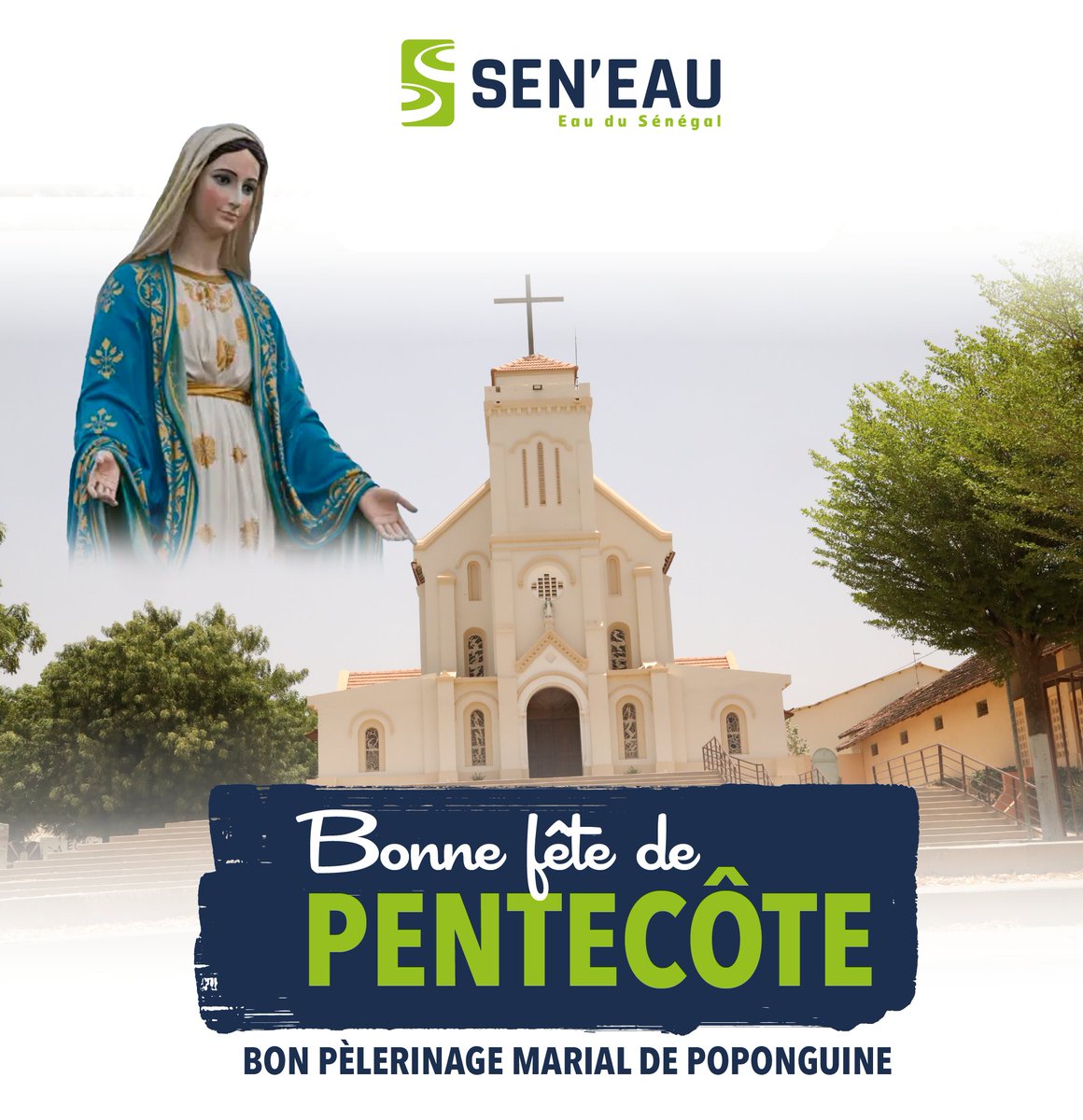 SEN'EAU souhaite une joyeuse fête de la Pentecôte à tous les fidèles catholiques.​
 Que cet esprit de paix, de partage et de renouveau vous accompagne en ce jour béni. 🙏​
#SENEAU #Pentecote