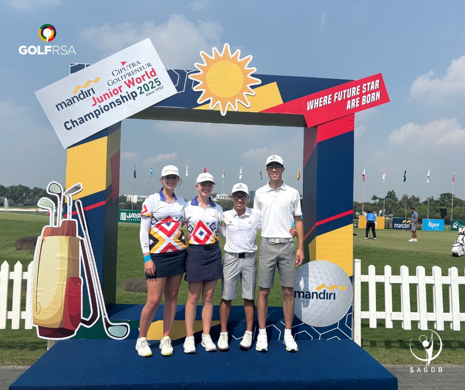 #golfrsa
To follow our #teamgolfrsa juniors in action at the 2025 Mandiri Ciputra Golfpreneur Junior World Championship at the Damai Indah Golf, click the scoring link 🔽
gtscore.com/cwjgc/public/i…

#golfrsa #itstartshere #squadgoals