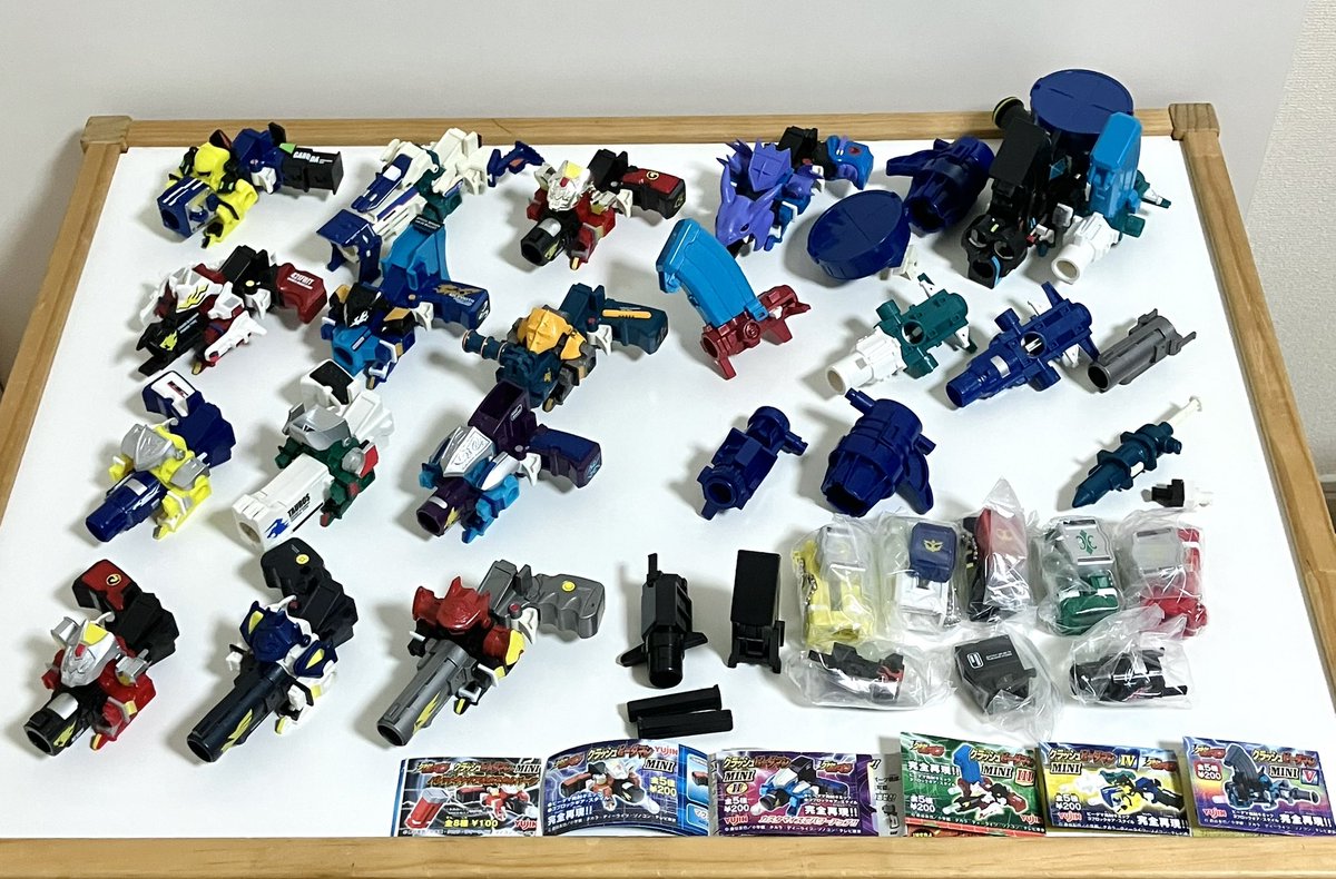 クラッシュビーダマン まとめ売り ガシャポン版クラッシュビーダマンMINIシリーズをコンプしました 数年