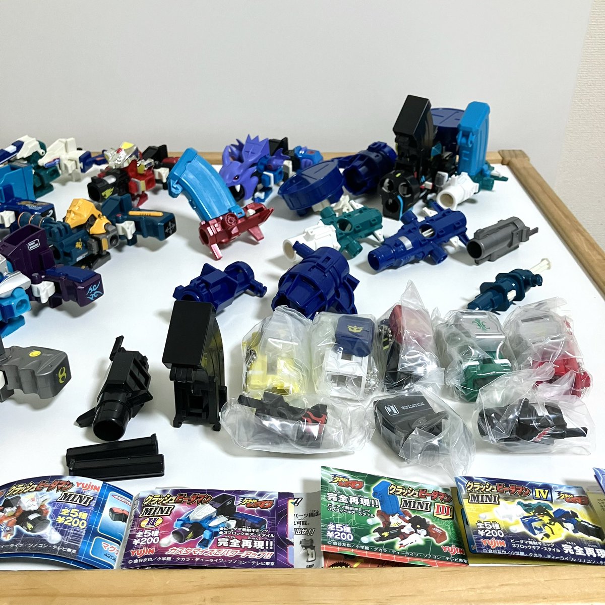 ガシャポン版クラッシュビーダマンMINIシリーズをコンプしました 数年