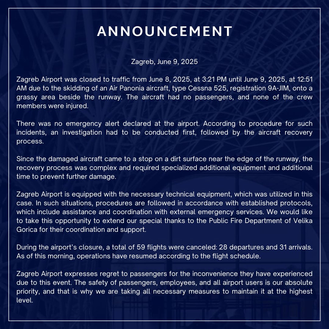 OBAVIJEST  -  ANNOUNCEMENT ⚠️