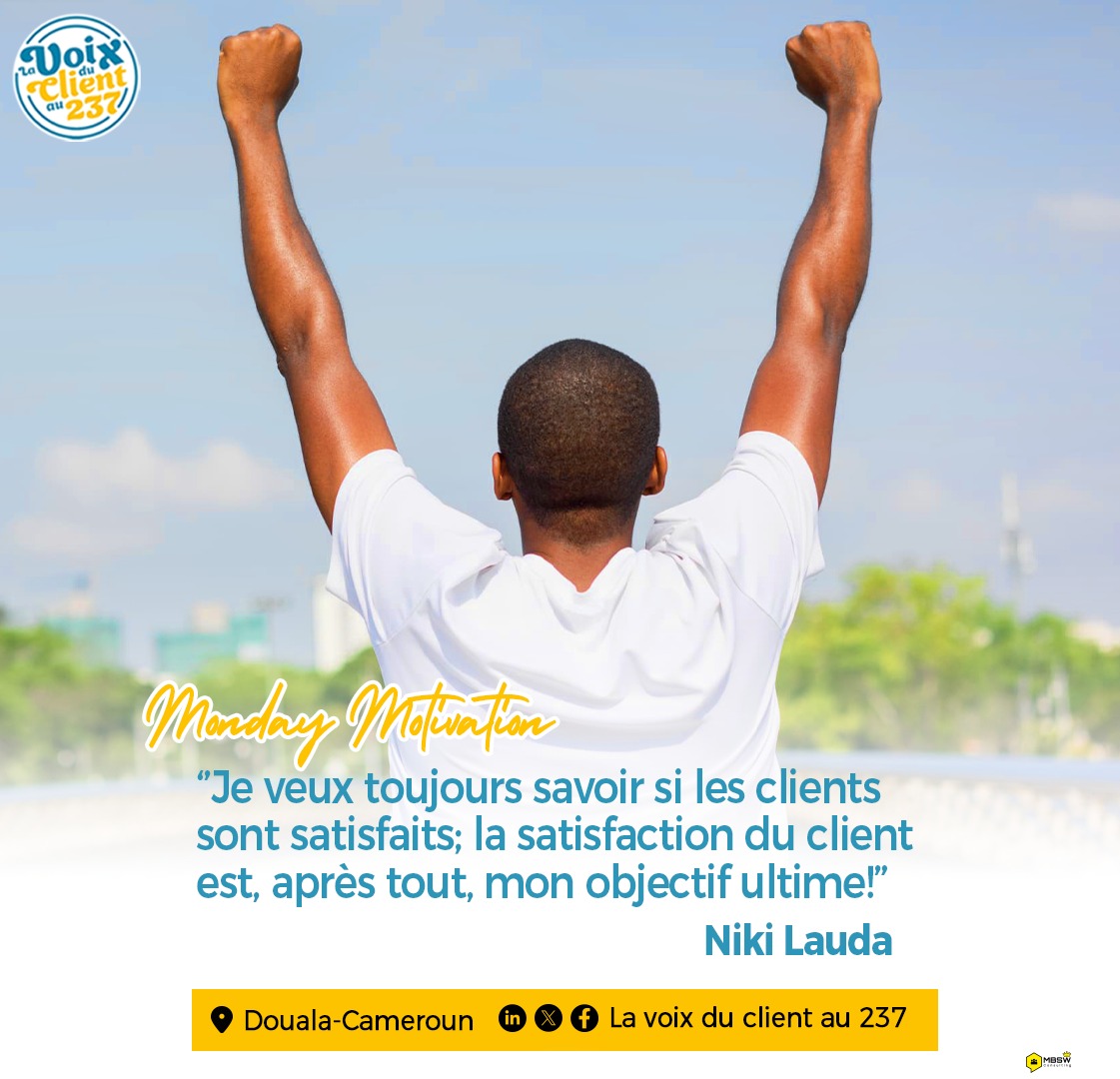 voix_au's tweet image. Gardons le focus sur le Client.
Happy New Week Peps!!!
✊🦻
#Voiceofcustomer
#CustomerExperience
#Clientfocus