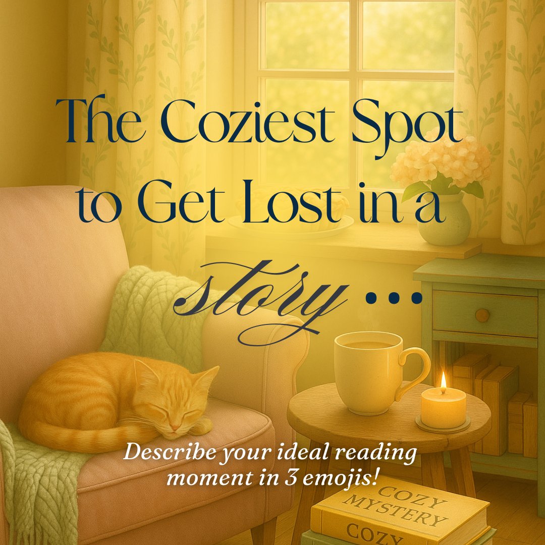 Cozy mysteries deserve a cozy setup. ☕🕯️📖
Tea, cats, fluffy socks—what’s your must-have for the perfect reading nook?

Let’s build the ultimate cozy scene!

#CozyMysteryVibes #CAphippsBooks #CozyUpWithACozy