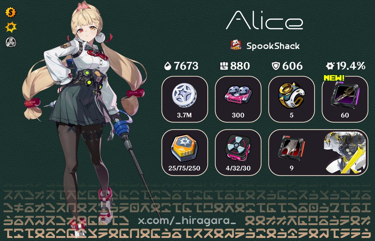 Guía Farmeo Alice Thymefield ~ Zenless Zone Zero v2.1‼️ Via