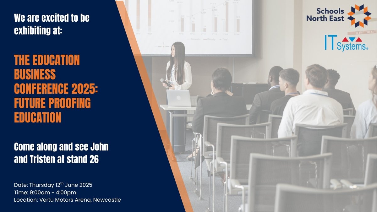 🚨 Win a coffee machine for your school! ☕🎉
Visit Stand 26 at the #SchoolsNorthEast conference on 12th June to enter.
Meet our team + hear how we support schools with cyber security, data protection &amp; future-ready tech!

#EdTech #SchoolTech #SBM #CyberSecurity #EduTech