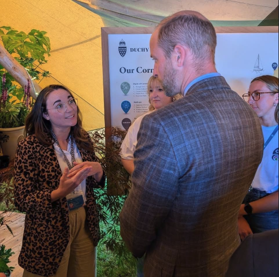 kooth_plc's tweet image. A proud moment for our Engagement Lead, Peta Coote, and the brilliant team in the Mental Health Hub at the Royal Cornwall Show, speaking with HRH Prince William about the vital mental health support available across Cornwall and the Isles of Scilly.

A real spotlight on the power…