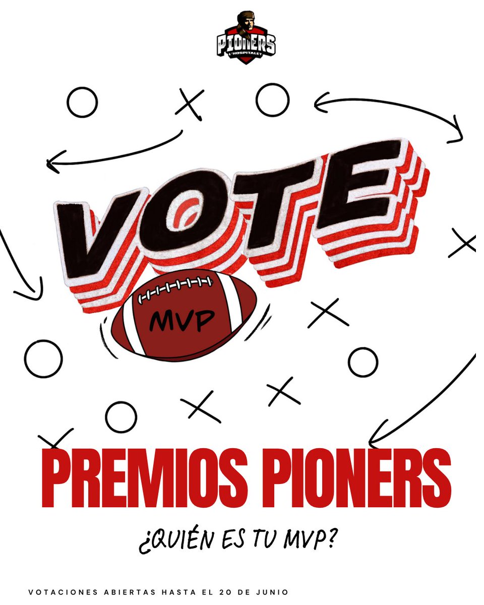 ¡hora de elegir a los MVP de la temporada,Pioners! 🤘🏻🏆
🗳️Vota ya y apoya al que lo dio todo en el campo
➡️ bit.ly/3FOhAoy