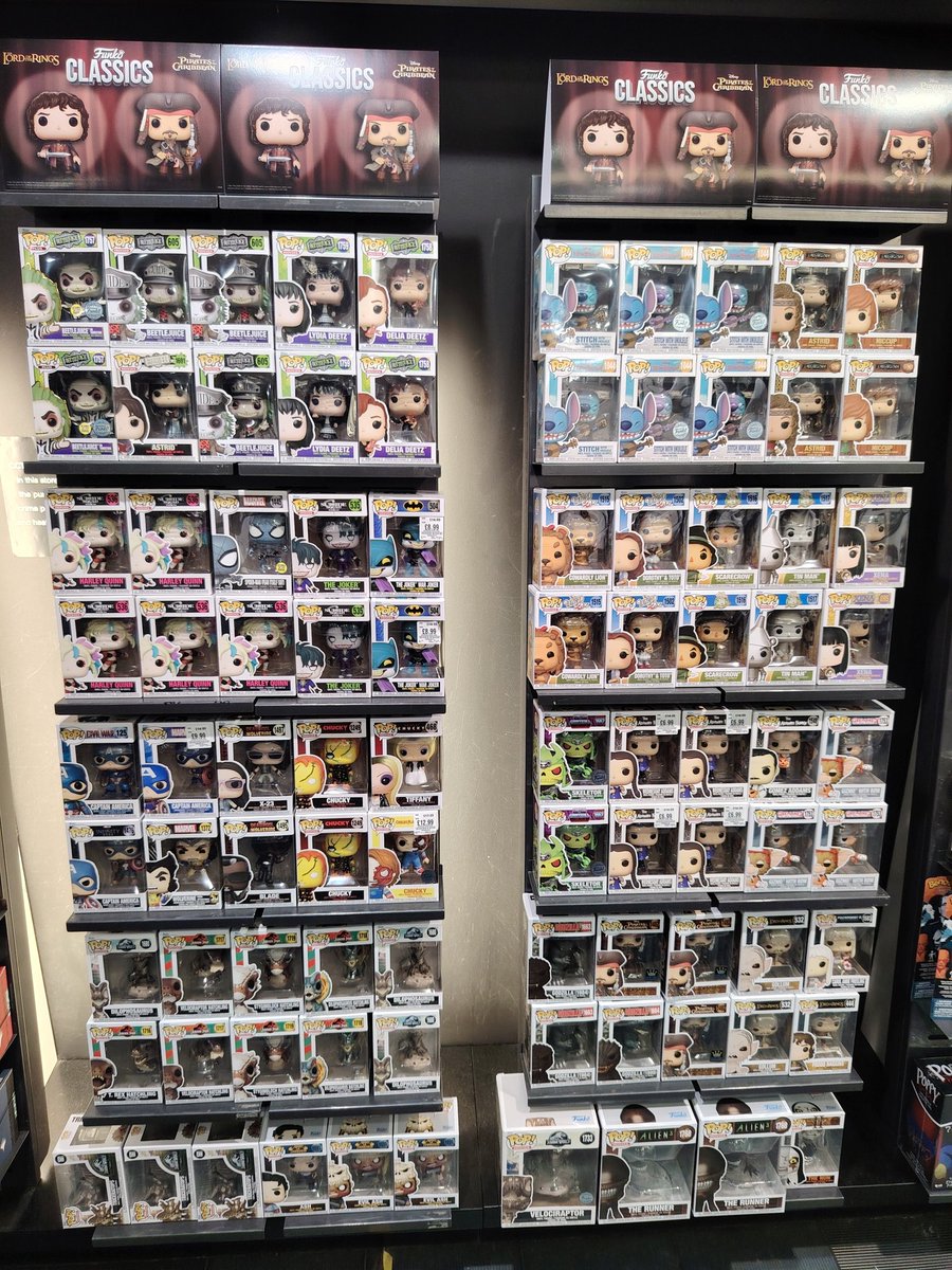 Come and boost your funko pop collection we've these ones from some classic films!