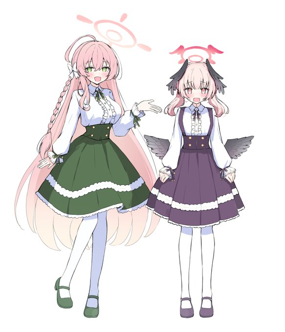 浦和ハナコ(ブルアカ) ,下江コハル(ブルアカ) 「」|さてとのイラスト