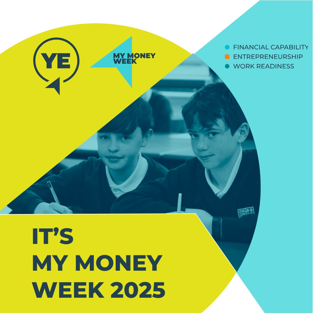 🎉 It's #MyMoneyWeek! Today marks the start of our national campaign dedicated to #FinancialEducation. 

Ready to empower young people to make the most of their money? It’s not too late to join in on the fun! 

Sign up now: young-enterprise.org.uk/teachers-hub/f…