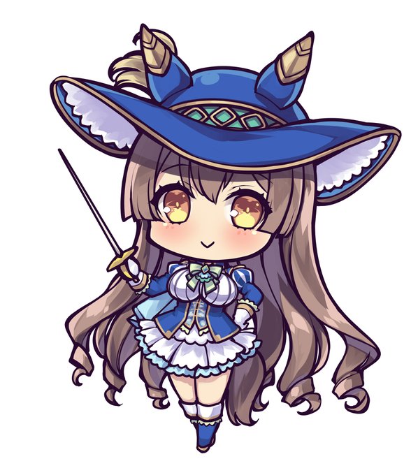 デフォルメしてもこのディテール量 #ウマ娘 #サトノダイヤモンド