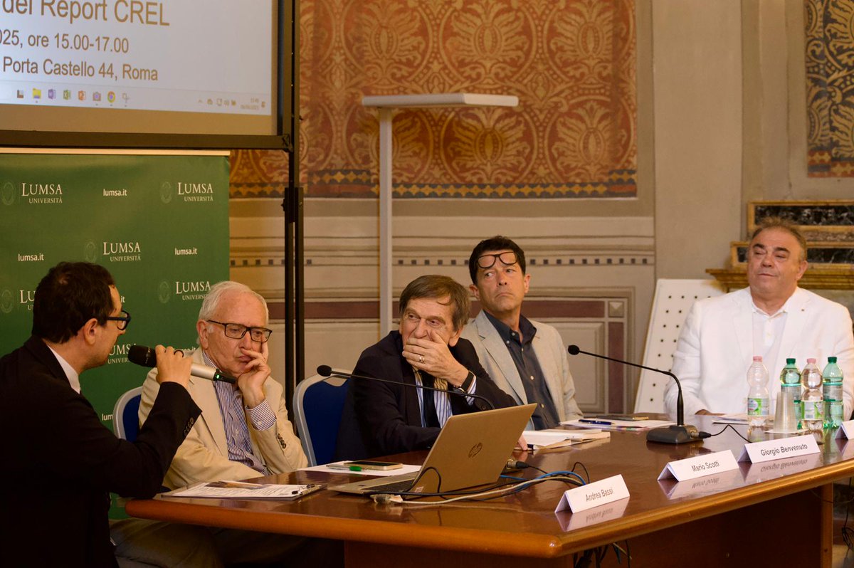 Fondazione Tarantelli (@fond_tarantelli) on Twitter photo Il 6 Giugno la Fondazione Ezio Tarantelli ha partecipato al seminario di lancio del progetto di ricerca “Sindacati e Pubbliche Amministrazioni”, promosso dal CREL presso <a href="/UniLUMSA/">Università LUMSA</a> , con il contributo del Prof. Giuseppe Croce.
L’incontro ha riunito accademici, sindacati e Il 6 Giugno la Fondazione Ezio Tarantelli ha partecipato al seminario di lancio del progetto di ricerca “Sindacati e Pubbliche Amministrazioni”, promosso dal CREL presso <a href="/UniLUMSA/">Università LUMSA</a> , con il contributo del Prof. Giuseppe Croce.
L’incontro ha riunito accademici, sindacati e