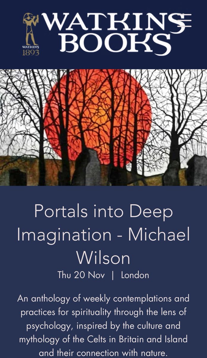 Michael Wilson 🐦⬛ (@mikegwilsonuk) on Twitter photo If you’re in London on Thursday 20 November (5.00pm to 6.00pm), perhaps you’ll join my book event at Watkins Books. <a href="/watkinsbooks/">Watkins Books</a> Booking is via this link: watkinsbooks.com/event-details/… If you’re in London on Thursday 20 November (5.00pm to 6.00pm), perhaps you’ll join my book event at Watkins Books. <a href="/watkinsbooks/">Watkins Books</a> Booking is via this link: watkinsbooks.com/event-details/…