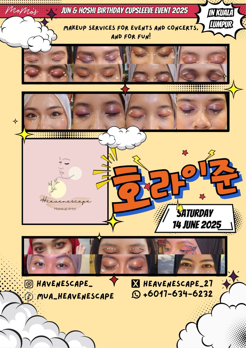 Hi 🐯Hora-i-Jun 🐱!!

Are u guys ready for CSE Event by <a href="/peachfairy_momo/">CRUSHOLOGY X MOMO</a> 😍 will be here this weekend at MoMo-Kl ,14 june 2025 !
Walk-in and booking are both welcome! 🤗 Hit me up on:-Whatsapp :wasap.my/60176346232/ma

#SoonHui
#Horaijun #JunHoshiCupsleeve