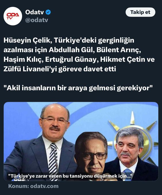 1. Türkiye'de gerginlik yok.
2. Türkiye güçlendikçe, Erdoğan'ın haklılığı, vizyonu ve kıymeti daha net ortaya çıktı.
3. Onun kıymeti anlaşıldıkça sizin acemiliğiniz de daha net görünüyor.
4. Erdoğan'ın gölgesinden çıkınca bomboş adamlar olduğunuzu herkes gördü. CHP'li gibisiniz.