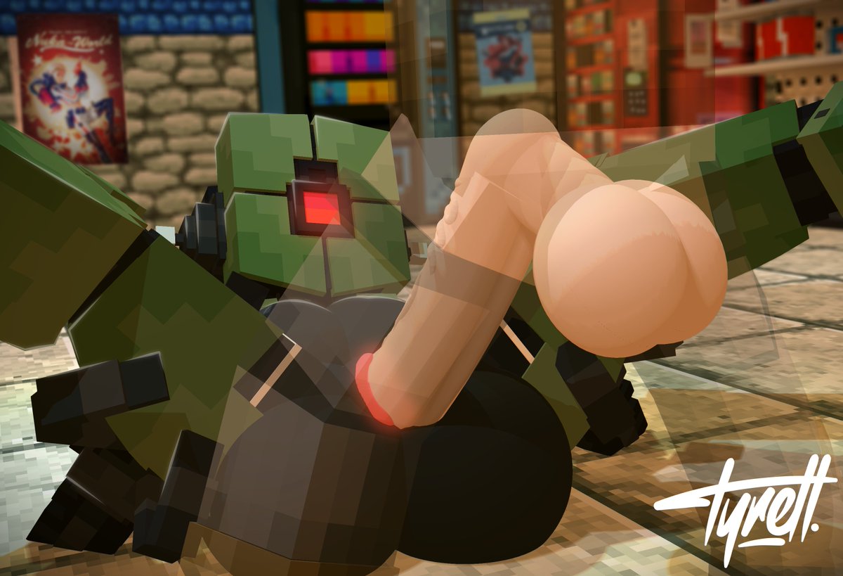 I GOT BUSY PLAYING NIGHTREIGN SORRY!! HERES ONE OF THE FIRST REQUESTS ON MY FORM SUBMISSIONS!! "Assaultron getting CLANKed in the mating press!!"

feel free to check my pins for the request form link!!