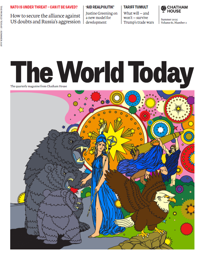 TheWorldToday's tweet image. 📚Our summer issue is HERE!
Read stories on:
🌍 How Europe can save NATO
💻 What if AI goes nuclear?
💰Can global trade survive Trump?
⛑️How foreign aid can be reinvented
Check it out > chathamhouse.org/publications/t…
