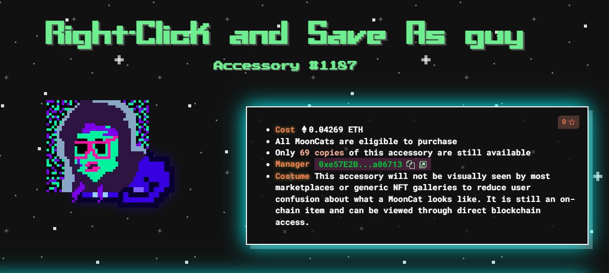 Good Morning cryptoart legends,

<a href="/mooncatrescue/">MoonCats</a> x <a href="/XCOPYART/">XCOPY 🏴</a> fully onchain art