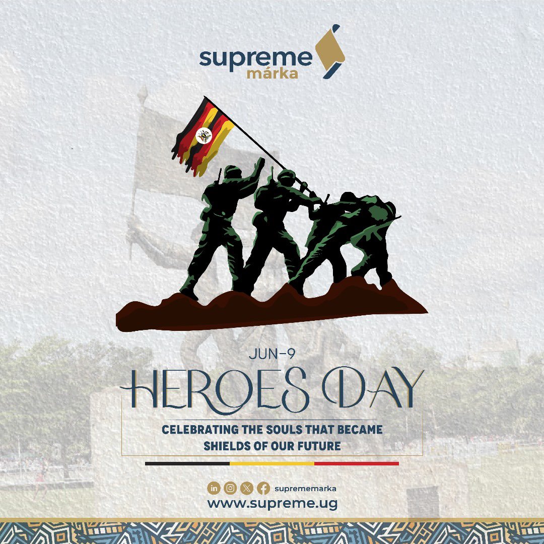 Supreme_marka's tweet image. From the trailblazers of our past to the everyday heroes among us today-we salute you.

May we carry your legacy forward with pride, purpose, and unity.
🇺🇬happy heroes day🇺🇬
#HeroesDay25 
#Supreme_Márka