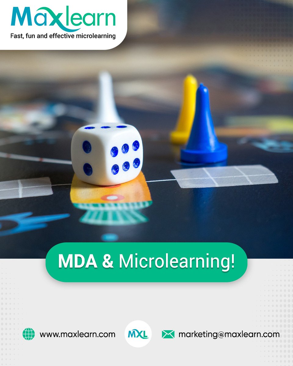maxlearn_global's tweet image. Mechanics. Dynamics. Aesthetics. The MDA framework helps you build microlearning games that don’t just teach, they captivate. Click here to know more… maxlearn.com/blogs/hunickes…

#mdaframework #microlearninggames #hunickesmdaframework