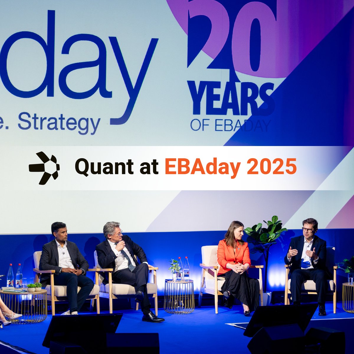Last month, the Quant team returned to <a href="/ebaday/">EBAday</a> to share how Europe’s #commercialbanks and #paymentfirms can harness the power of #programmability to transform the way money moves and operates. 

During the two-day event, our Founder and CEO, <a href="/gverdian/">Gilbert Verdian</a> joined a panel titled