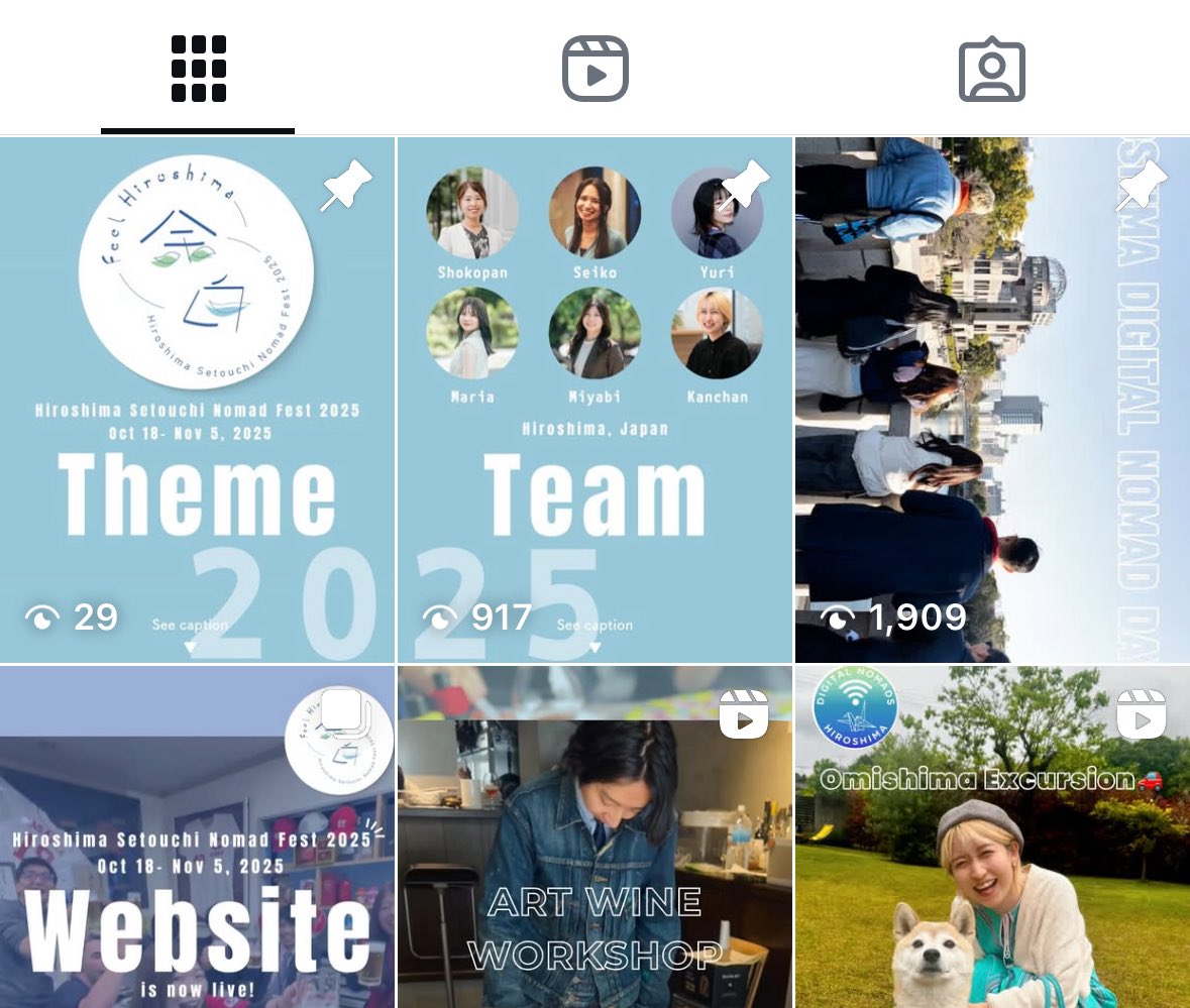 広島•瀬戸内ノマドフェストの運営チームとテーマをインスタに投稿しました！前回も分割投稿してたんだけどメタがアスペクト比変えてフォーマット崩れた苦い思い出を持ちながらも再挑戦www
instagram.com/p/DKrQzRtJUTa/…

#デジタルノマド広島