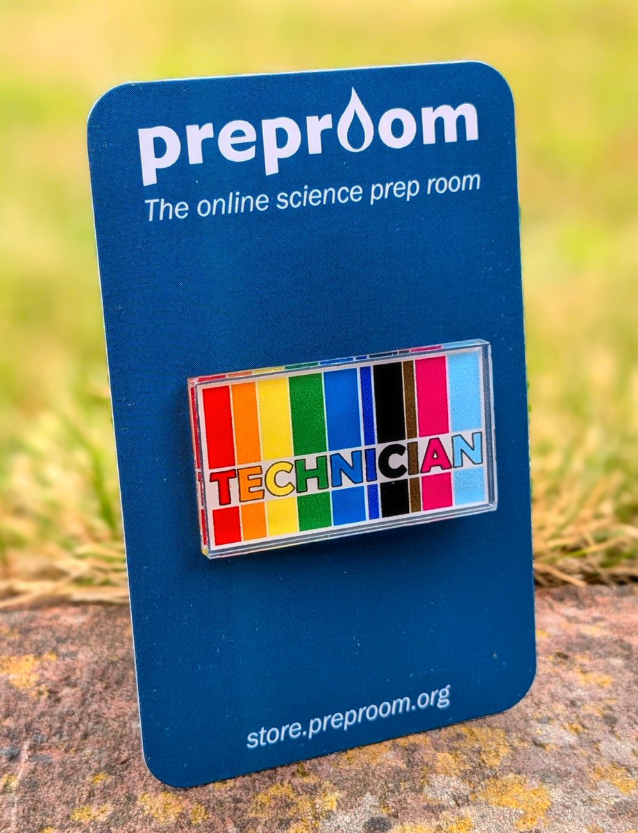 It's PRIDE month! 
Get your Technician Pride acrylic pin badge at store.preproom.org/product/techni…
Be quick, we have only 15 left in stock!