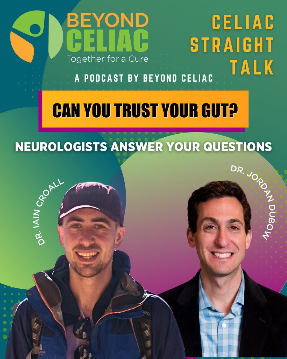 🎙️ NEW PODCAST EPISODE 🎙️ 
Can You Trust Your Gut? Neurologist Answers Your Questions About the Gut-Brain Connection 💚🧠 

Find this episode on YouTube and anywhere you listen to podcasts!
hubs.li/Q03r9LQ90

#celiacdisease #celiacresearch #celiacawareness #beyondceliac