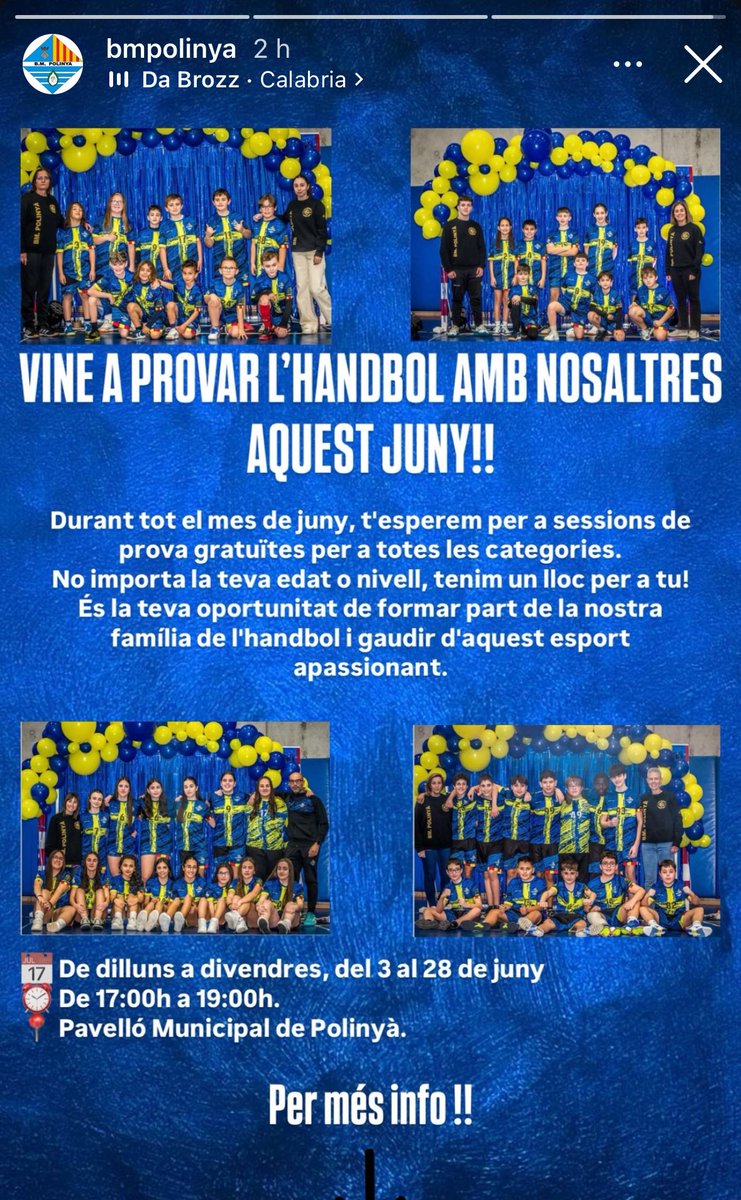 Veniu a probar al <a href="/bmpolinya/">Handbol Polinyà</a> , <a href="/Maikel_Nunyez/">Maikel Núñez Álvarez</a>