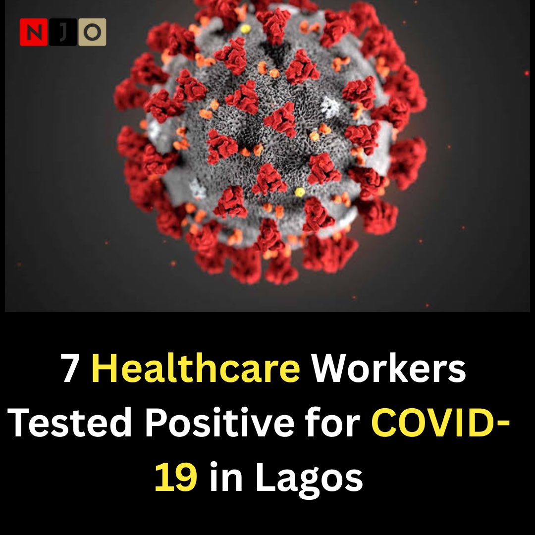 🚨 COVID-19 Alert – Lagos
5 nurses and 2 morgue attendants have tested positive for COVID-19 in a Lagos hospital.

Healthcare workers remain at high risk. Please stay protected:
🧤 Use PPE
🧼 Practice hygiene
🗣️ Report symptoms early

We stand with our frontline heroes. 💛