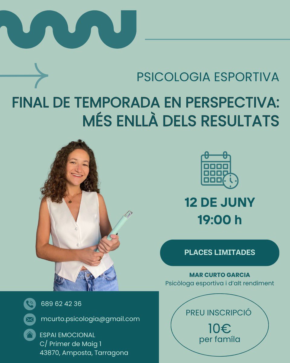 MarCurto6's tweet photo. Encara no t'has apuntat? Queden 3 dies! ⏳
No saps com apuntar-te? Només has d'emplenar el formulari amb el nom, telèfon i correu electrònic!
https://t.co/zao96rALop... 
Tens dubtes? Pregunta'm! 📩

#psicologia #psicologiaesportiva #amposta https://t.co/2WcXmqfwfP