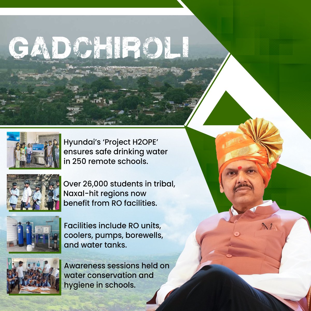 🇮🇳 Indrani 🇮🇳 (@anti_congressi) on Twitter photo 26,000+ students in Naxal hit tribal areas now have access to clean drinking water. True leadership in action, thank you <a href="/Dev_Fadnavis/">Devendra Fadnavis</a> Sir
for everything you are doing 🙏🙏 26,000+ students in Naxal hit tribal areas now have access to clean drinking water. True leadership in action, thank you <a href="/Dev_Fadnavis/">Devendra Fadnavis</a> Sir
for everything you are doing 🙏🙏
