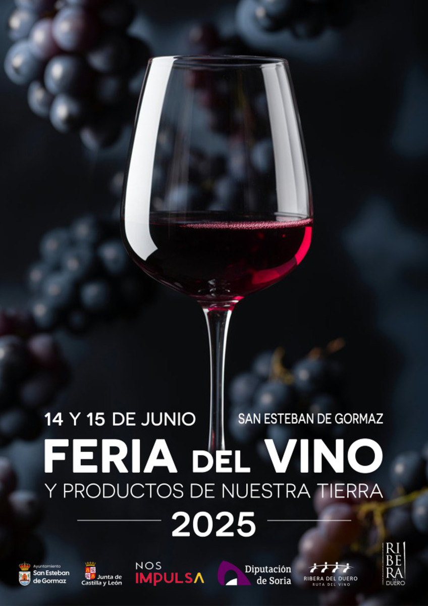 Los días 14 y 15 de junio, San Esteban celebrará una nueva edición de la Feria del Vino, al aire libre, en el entorno histórico del casco antiguo. Sábado de 11:00 a 15:00 h y de 18:00 h a 22:00 y domingo de 12:00 h a 15:00 h.
sanestebandegormaz.org/noticias/2025/…