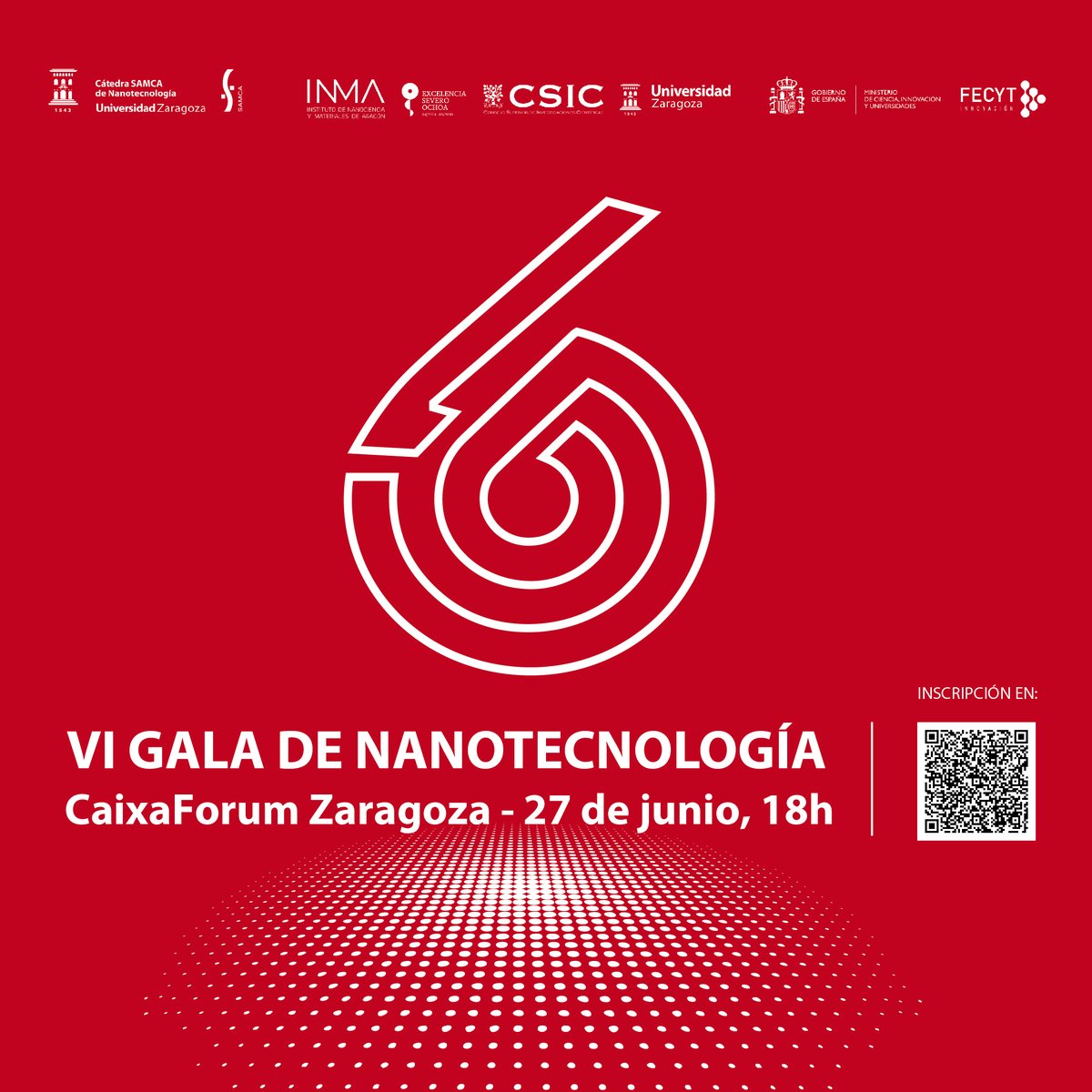 CatedraSAMCANa1's tweet image. 🎉 ¡HOY se abren las inscripciones para la VI Gala de la Nanotecnología!
🗓️ Reserva tu plaza y acompáñanos en este evento único
📍 Info e inscripciones aquí 👉 catedrasamcananotec.unizar.es/vi-gala-de-la-…
#nanotecnología #GalaNanotec #cátedrasamca #unizar #Ciencia #Innovación #InscripcionesAbiertas