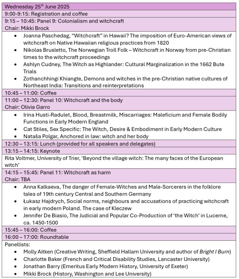 MagicWitchCon's tweet image. ✨🔮 Our Magic &amp;amp; Witchcraft Conference in York is almost here!

📅 23–25 June | Hybrid event
🎟️ Last chance for in-person tickets – closes TODAY!
💻 Online registration open until 20 June!

Join us for spellbinding talks, history, and fun...don’t miss it!
york.ac.uk/crems/events/e…