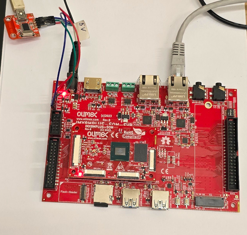 iMX8MaxPlus Open Source Hardware board iMX8-SOM-4GB got OpenWRT support from Zoltan Herpai olimex.wordpress.com/2025/06/09/ope… #nxp #imx8maxplus #linux #mainline #openwrt #oshw