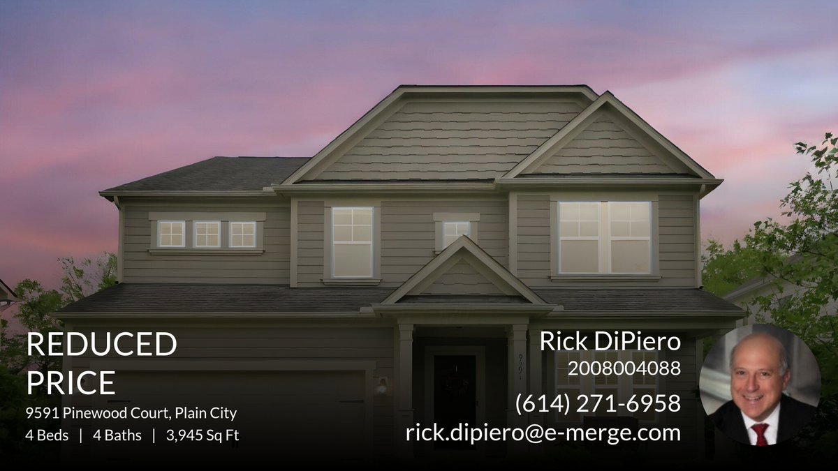 rdd22's tweet photo. 📍 Reduced Price 📍 This recently reduced home at 9591 Pinewood Court in Plain City won't last long, so, don't wait to set up a showing! Reach out here or at (614) 271-6958 for more information! https://t.co/A2UxUwnvr9 https://t.co/OL6LXpmrnx