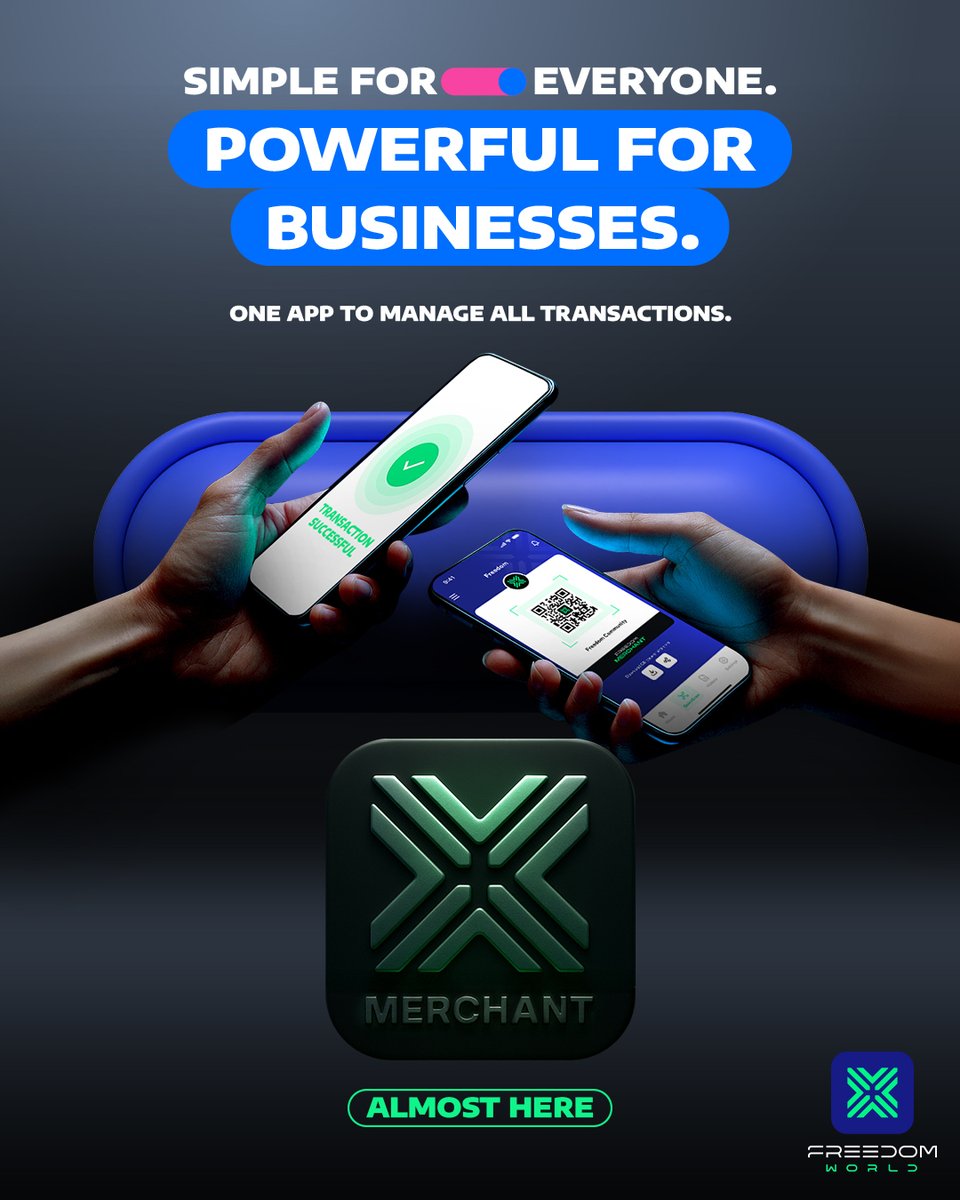fdmetaverse's tweet image. Powerful doesn’t have to mean complicated.
.
The Freedom Merchant is your all-in-one transaction management platform, designed for SMEs who don’t have time for complex systems.
.
Easily track sales, invoices, and receive funds, all in one place. 
.
No tech background needed.…
