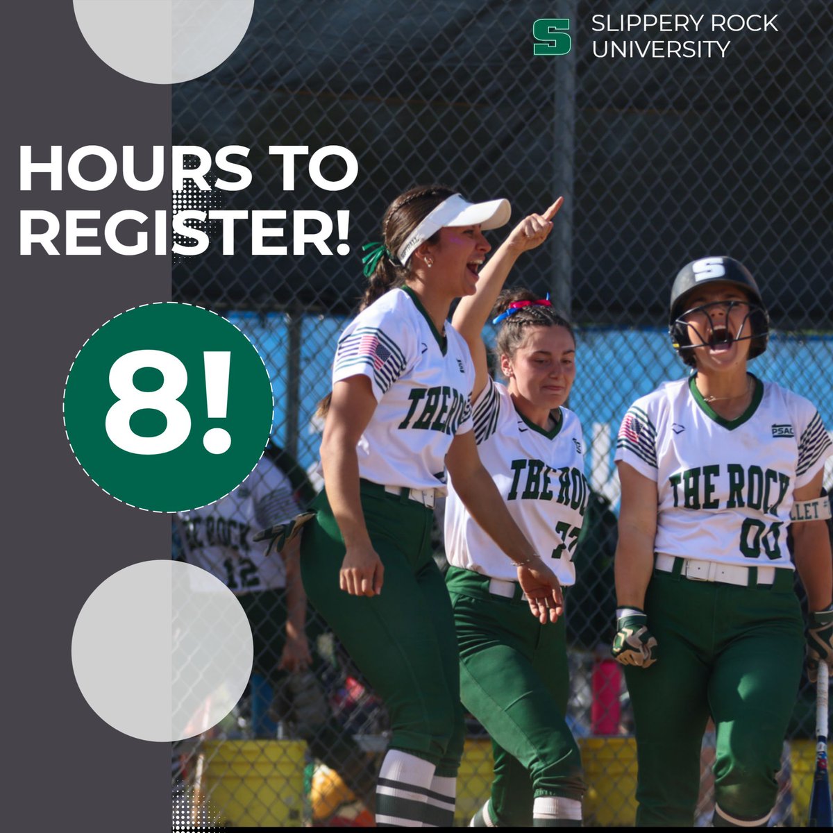 8 HOURS to register! We have ONE hitting spot remaining and EIGHT pitching! Grab yours before we sell out! Registration closes at 3:00 pm today!