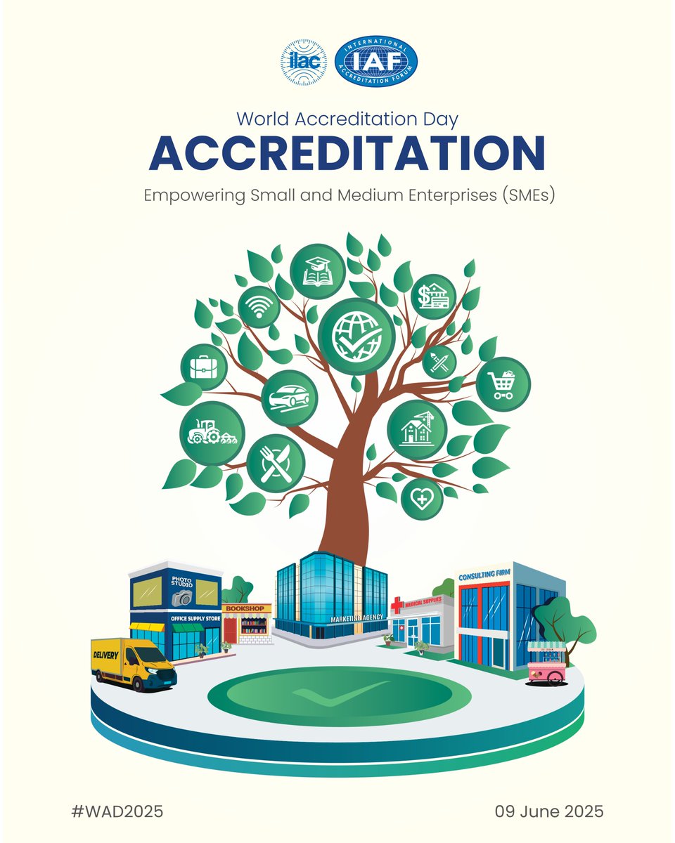June 9th, marks World Accreditation Day. Lab professionals work in accredited labs to ensure accurate, reliable testing that support patient safety and quality care through every stage of life. Thank you for your commitment to high standards! #testing4life #WAD2025