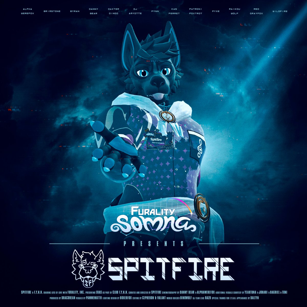 WolfSpitfire's tweet image. Thank you @furality for letting me tell my story at Club F.Y.N.N.'s stage. This is now yours to keep, forever.
Spitfire at Furality Somna 2025 'ERAS': Club F.Y.N.N., now live on Mixcloud and Bandcamp (free download)
mixcloud.com/Spitfire_Wolf/β¦