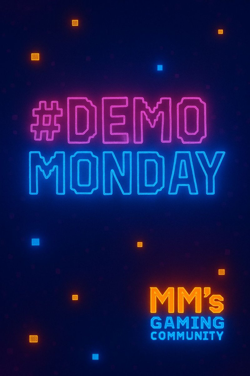 🎮 #DemoMonday

Let’s kick off the week with gameplay!

Indie Devs 👇 
🎮 Drop a link to your demo
💭 Tell us what you want feedback on
💬 Try a fellow dev’s demo too!

#IndieGameDev #GameDev #SoloDev