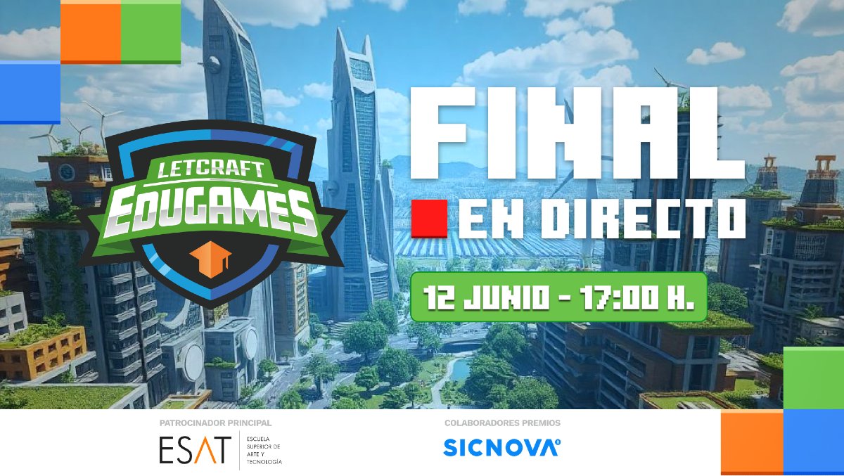 🎉 Este jueves 12 de junio tienes una cita con #LEG2025 🏙️
⏰ De 17:00 a 19:00, conéctate para descubrir a los ganadores de esta tercera edición 🏆 ¡Te aseguramos emoción hasta el final!

📲 Regístrate para seguir en directo la final y la entrega de premios 🎁
🔴