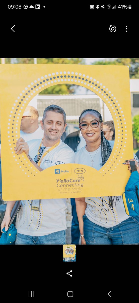 Sharon Mazimhaka (@sharonmazimhaka) on Twitter photo <a href="/MTNRwanda/">MTN Rwanda</a> and <a href="/MoMo_Rwanda/">Mobile Money Rwanda Ltd</a> kick off this year's 21 Days of Yello Care, led by CEOs <a href="/Monzer455/">Monzer Ali</a> and <a href="/chantalkagame/">Chantal Kagame</a>. Looking forward to an impactful day of giving back and meaningful connections! #21DaysofYelloCare #ConnectingAtTheRoots #DoingForTomorrowToday <a href="/MTNRwanda/">MTN Rwanda</a> and <a href="/MoMo_Rwanda/">Mobile Money Rwanda Ltd</a> kick off this year's 21 Days of Yello Care, led by CEOs <a href="/Monzer455/">Monzer Ali</a> and <a href="/chantalkagame/">Chantal Kagame</a>. Looking forward to an impactful day of giving back and meaningful connections! #21DaysofYelloCare #ConnectingAtTheRoots #DoingForTomorrowToday